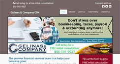Desktop Screenshot of gelinas-cpa.com