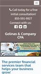 Mobile Screenshot of gelinas-cpa.com